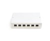 Floor Distributor CP 6 Ports RJ45 Modular  White