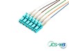 JCS Pigtails LC 2M OM4 900um Coloured 6 Pack