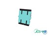 Adaptor SC Duplex Non Flange Aqua  6 Pack