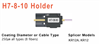 H7810 8F Fibre Holder 1 PairLeft  Right for KR12A