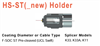 HSST Right Fibre Holder for K33 K33A K11