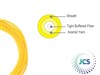 OCC 1C SM Simplex 2mm LSZH YL