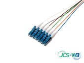 JCS Pigtails LC 2M SM 900um Coloured 6 Pack