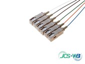 JCS Pigtails SC 2M OM1 900um Coloured 6 Pack