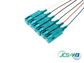 JCS Pigtails SC 2M OM4 900um Coloured 6 Pack