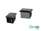 Adaptor Blank Plug SC Simplex Black  6 Pack