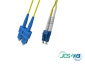 JCS Duplex SCLC SM LSZH Lead 05M 2mm YL