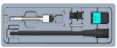 Spliceon Connector OM4 MPOUPC 25mm sleeve 30mm soft boot