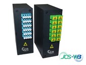 12Port STFC RP Compact Dinmount EnclosureLoaded WithSplice Cassette  Comb12 X Splice Protectors 45mm